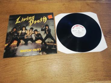 Living Death – Watch Out! 1985 Earthshaker Records – ESM 4007 Deutsche  Pressung VG+/VG+